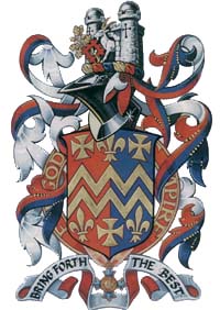 Coat of Arms granted to D.W.Insall CBE